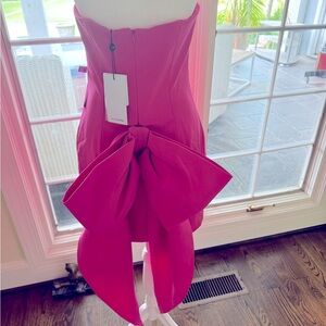 Nadine Merabi Emilie hot pink dress size s/m